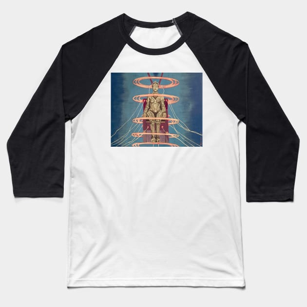 Metropolis Baseball T-Shirt by BryanWhipple